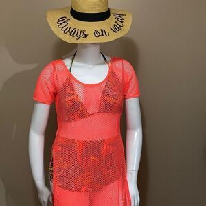 NWT Fishnet Swimsuit Coverup Dress - Size XL